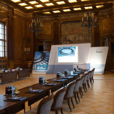 Setup eines Forums in einem historischen Gebäude